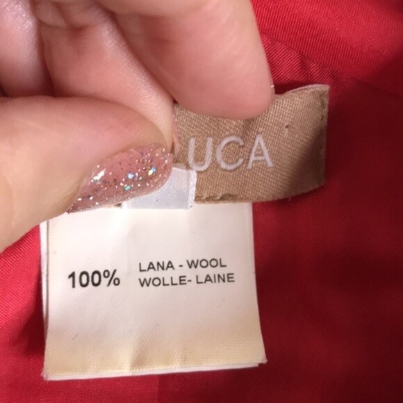 Luca Luca 100% wool blazer coat ladies size small - Picture 6 of 11